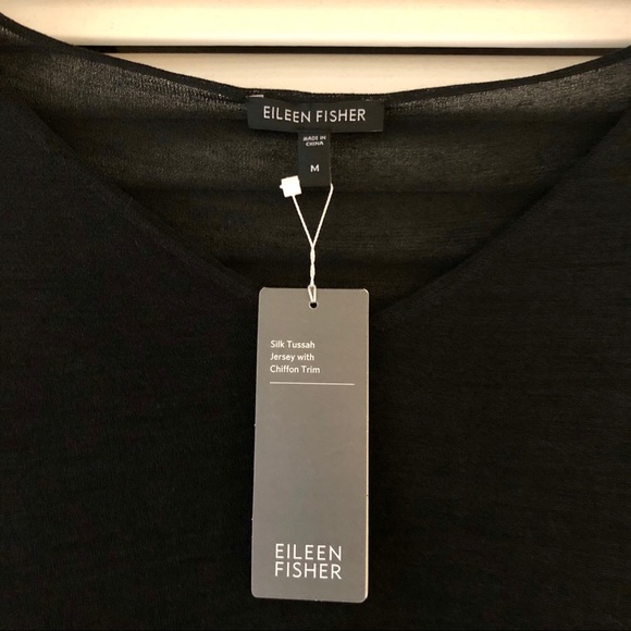 EILEEN Fisher silk jersey top - Picture 4 of 4